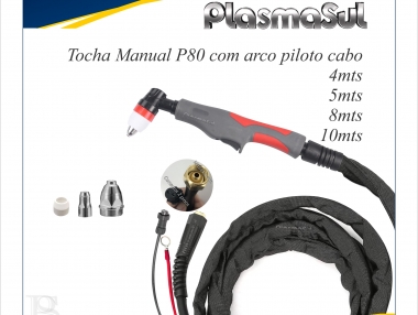 P80 Tocha Manual com cabo 